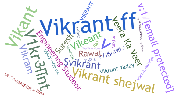 Surnoms pour Vikrant