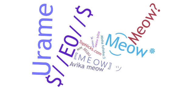 Surnoms pour Meow