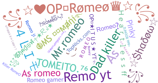 Surnoms pour Romeo