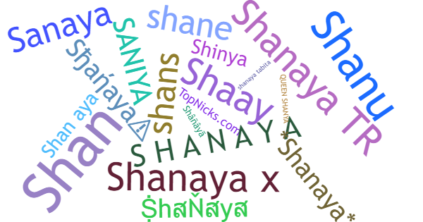 Surnoms pour Shanaya