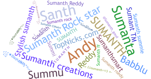 Surnoms pour Sumanth