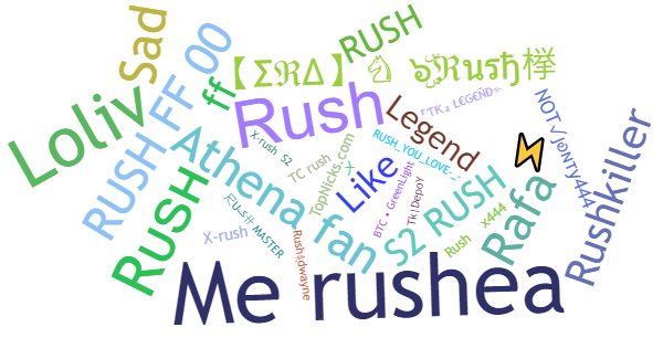 Surnoms pour Rush