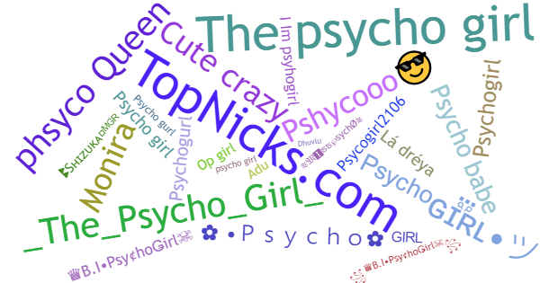 Surnoms pour Psychogirl