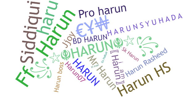 Surnoms pour Harun