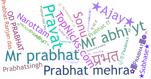 Surnoms pour Prabhat