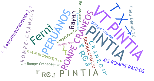 Surnoms pour Rompecraneos