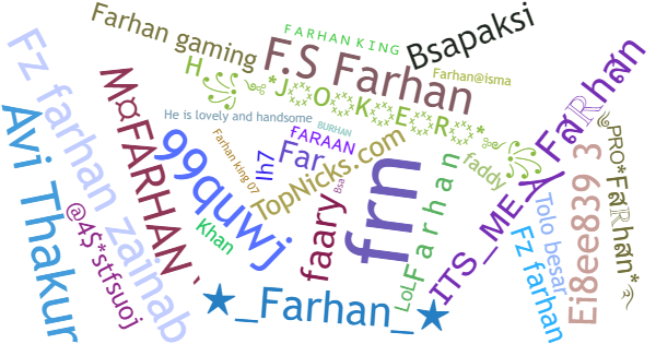 Surnoms pour Farhan