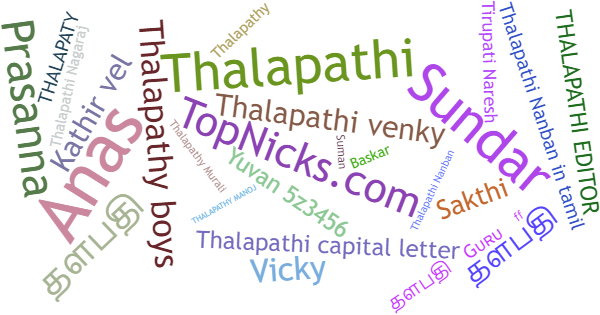 Surnoms pour THALAPATHI