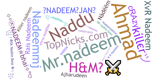 Surnoms pour Nadeem