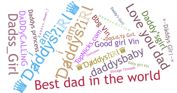 Surnoms pour Daddysgirl