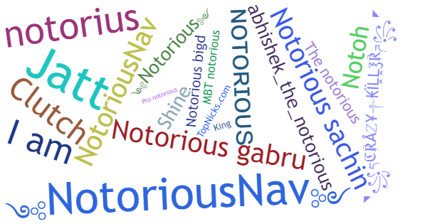 Surnoms pour Notorious