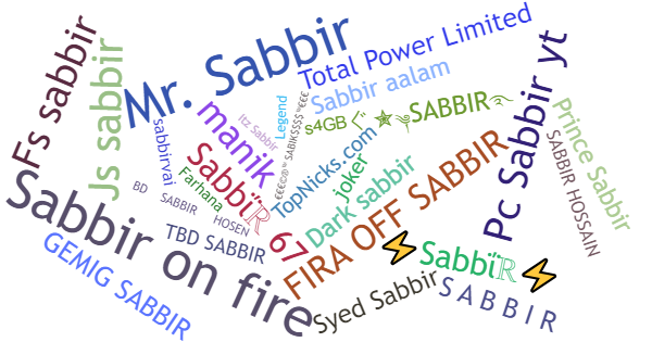 Surnoms pour Sabbir