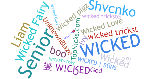 Surnoms pour Wicked