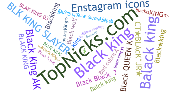 Surnoms pour Blackking