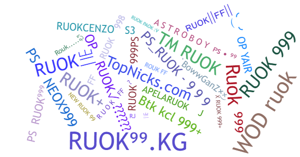 Surnoms pour Ruok