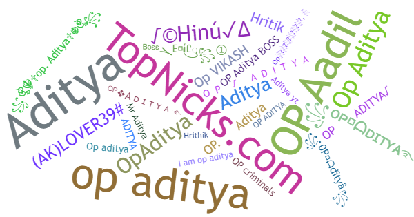 Surnoms pour OPAditya