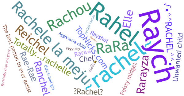 Surnoms pour Rachel