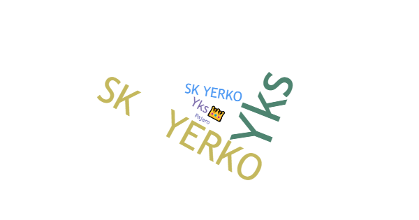 Surnoms pour YerKo