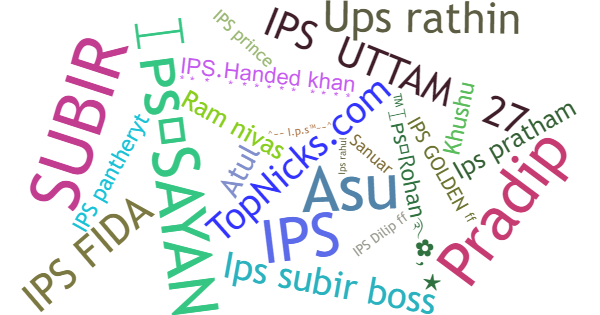 Surnoms pour Ips