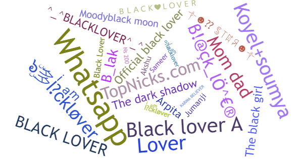 Surnoms pour Blacklover