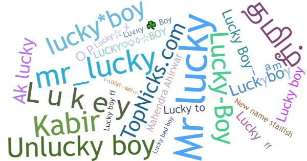 Surnoms pour Luckyboy