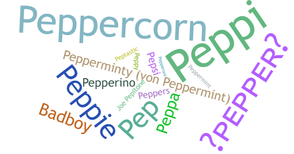 Surnoms pour Pepper