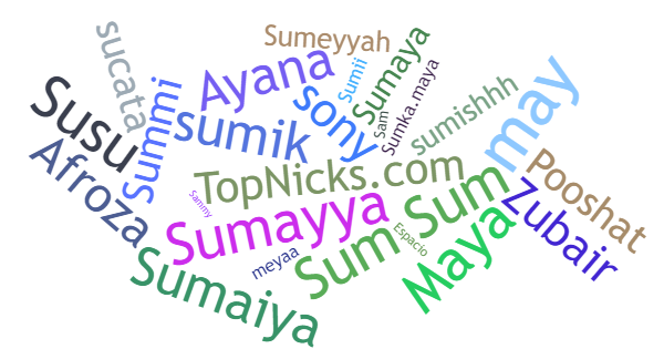 Surnoms pour Sumaya