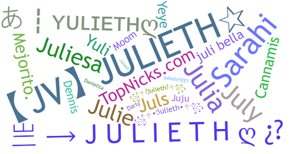 Surnoms pour Julieth