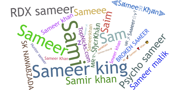 Surnoms pour SameerKhan