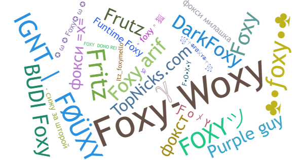 Surnoms pour Foxy