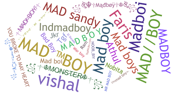 Surnoms pour Madboy