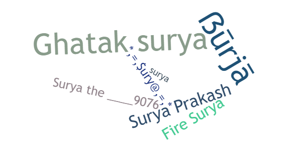 Surnoms pour Surya