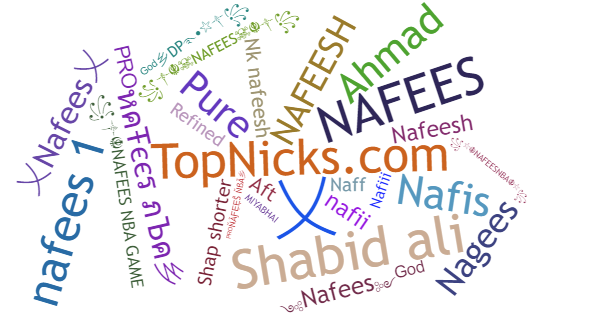 Surnoms pour Nafees