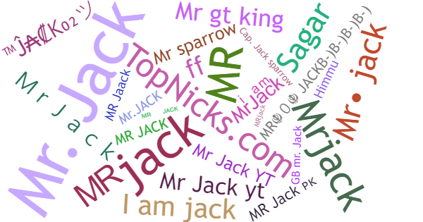 Surnoms pour MrJack