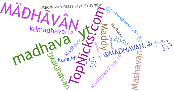 Surnoms pour Madhavan