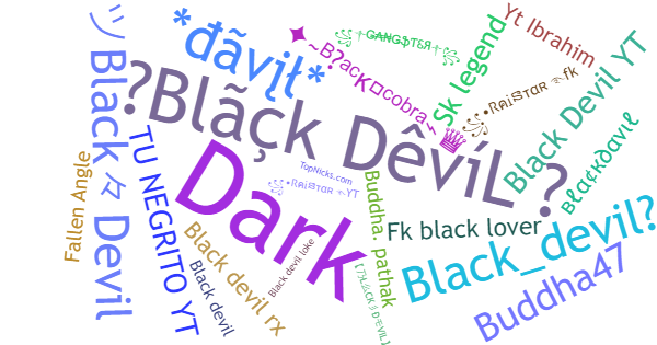 Surnoms pour Blackdevil