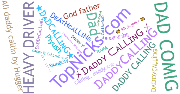 Surnoms pour Daddycalling