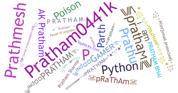 Surnoms pour Pratham