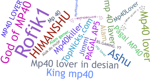 Surnoms pour Mp40lover