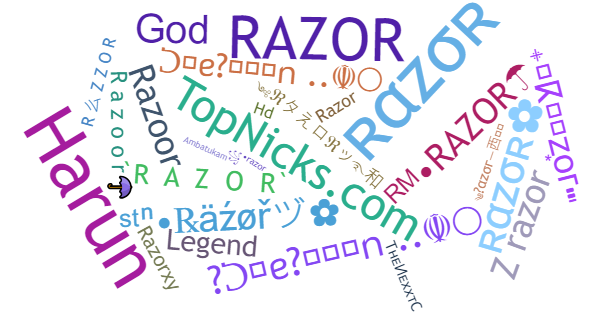 Surnoms pour Razor